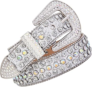 Rhinestone Belts For Men Women Luxury BB Belt Y2K Bling Design Leather Shiny Diamond Christmas Gifts Belt